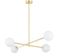 TK Lighting Sarius plafonnier 4x6 W blanc-doré 4737