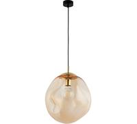 TK Lighting Sol lampe suspendue 1x15 W doré-ambre 4261