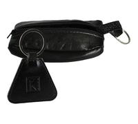 TK - Porte-Monnaie Homme - Cuir véritable - Noir - pour Poches Pantalon ou Veste / Porte-clés TK1979