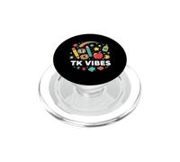 TK Teacher First Day TK Vibes Apprentissage précoce de Transition PopSockets PopGrip pour MagSafe