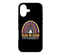 TK Teacher Rainbow Trick ou enseignez Halloween à des Femmes drôles Coque pour iPhone 17