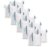 TK THERMALKING - Big Bag Sac de transport pour gravats, bois, déchets de jardin, sable, etc. 90 x 90 x 90 cm, capacité de charge 1000 kg (10)