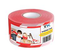 TK THERMALKING Rubalise rouge et blanc de balisage 500 m - Ruban de chantier - Bande de signalisation, Non-adhésif (5 rouleaux de 100 m)