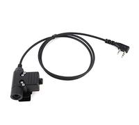 TK U94 PTT adaptateur audio talkie-walkie 2 broches câble de transfert de casque d'écouteur audio pour UV-5R, TK-3107, KD-C1 casque talkie-walkie connecteur d'écouteur
