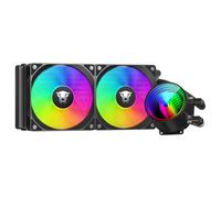 TK1 argb Water Cooling CPU Radiator 800-2000rpm argb PWM Fan for Intel lga115x/1200/1700/1366/2011/2066 for AMD: fm2/fm2 +/AM3 +/am4/am5 (240BK)