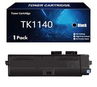 TK1140 Cartouche de Toner pour Kyocera TK1140 TK-1140 TK 1140 Compatible pour Kyocera ECOSYS M2035dn M2535dn FS-1035MFP FS-1135MFP Imprimantes avec Puce,Black-1 Pack