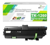 TK1260 TK-1260 Cartouche Toner Compatible Noir 10000 Pages 1T0C150NL0 | Compatible avec les imprimantes Kyocera Ecosys PA4000 PA4000x PA4000wx