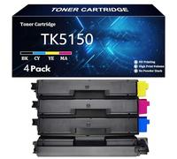 TK5150 Cartouche de Toner Compatible pour Kyocera TK-5150 TK5150BK TK-5150C TK-5150M TK-5150Y pour Kyocera ECOSYS M6035cidn M6535cidn P6035cdn Imprimante,4 Color-4 Pack