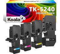 Tk5240 Tk-5240 Cartouches De Toner Compatibles Pour Kyocera Tk-5240K Tk-5240C Tk-5240M Tk-5240Y Pour Ecosys M5526Cdn M5526Cdw P5026Cdn P5026Cdw (4 Pack)[ENC942921]