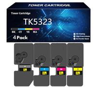 TK5323 Cartouche de Toner Compatible Cartouches pour Kyocera TK5323 TK5323K TK5323C TK5323Y TK5323M pour Kyocera ECOSYS P5018cdn Imprimante avec Puce,4 Color-4 Pack