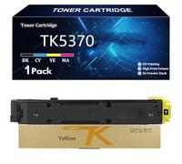 TK5370 Cartouche de Toner Haute Capacité pour Kyocera TK5370 TK-5370K TK-5370C TK-5370Y TK-5370M Compatible pour Kyocera ECOSYS MA3500cix MA3500cifx PA3500cx avec Puce,Yellow-1 Pack