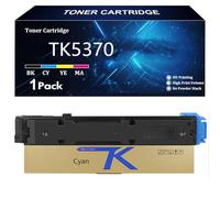 TK5370 Cartouche de Toner Haute Capacité pour Kyocera TK5370 TK-5370K TK-5370C TK-5370Y TK-5370M Compatible pour Kyocera ECOSYS MA3500cix MA3500cifx PA3500cx avec Puce,Cyan-1 Pack