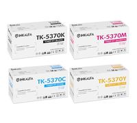 TK5370 Cartouche de Toner pour Kyocera TK-5370 Ecosys PA3500cx MA3500cix MA3500cifx TK-5370K TK-5370C TK-5370M TK-5370Y Encre pour imprimante (Noir Cyan Magenta Jaune, Pack de 4)