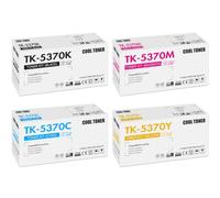 TK5370 TK-5370 Compatible pour Kyocera Ecosys PA3500cx MA3500cix Toner | Ecosys PA3500cx MA3500cix MA3500cifx TK5370K TK5370C TK5370M TK5370Y Noir Cyan Jaune Magenta 4-Pack