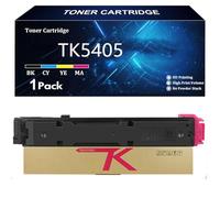 TK5405 Cartouche de Toner de Remplacement pour Kyocera TK5405 TK-5405K TK-5405C TK-5405M TK-5405Y Compatible pour Kyocera ECOSYS MA3500ci Imprimante avec Puce,Magenta-1 Pack