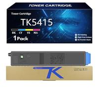 TK5415 Cartouche de Toner Compatible Cartouches pour Kyocera TK5415 TK5415K TK5415C TK5415Y TK5415M pour Kyocera ECOSYS PA4500ci MA4500ci Imprimantes avec Puce,C-1 Pack
