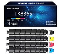TK8365 Cartouche de Toner Compatible Cartouches pour Kyocera TK8365 TK8365K TK8365C TK8365Y TK8365M pour Kyocera TASKalfa 2554ci Imprimante avec Puce,4 Color-4 Pack