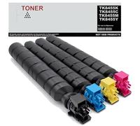 TK8455 Lot de 4 cartouches de toner multicolores compatibles avec Kyocera TK8455K TK8455C TK8455M TK8455Y