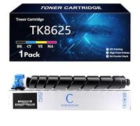 TK8625 Remplacement de Cartouche de Toner pour Kyocera TK8625K TK8625C TK8625Y TK8625M Toner Compatible pour Kyocera TASKalfa MZ4001ci Imprimante avec Puce,C-1 Pack