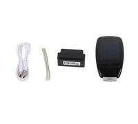 TK900 LCD Key Remote Keyless Entry for Start Stop Engine Offers High Resolution 2 Inch Side Physical Buttons Keyless Entry Window Function and Compatibility with One Start (Black)