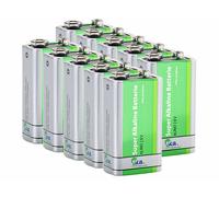 TKA 10 piles bloc 9V alcaline SuperLife 6LR61 (PP3)