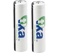 TKA : 2 accus lithium-ion type 18650, 3,7 V, 2 000 mAh