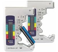 : 2 mini testeurs de piles avec écran LCD