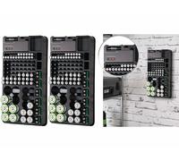 TKA 2 organiseurs pour 98 piles avec testeur