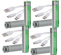 TKA 8 accus lithium-ion 18650 2000 mAh avec port de chargement USB-C