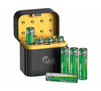 TKA 8 accus lithium-ion AA 2000 mAh avec boîtier de chargement