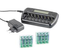 TKA : Chargeur AA/AAA avec minuteur de sécurité, Refresh & écran - 8 accus AA G