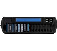 TKA Chargeur d'accumulateurs AA / AAA / 9 V avec écran LCD