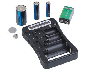 TKA Testeur de piles professionnel avec écran pour piles AA, AAA, 9V et piles bouton