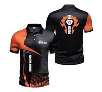 TKAJHPAH Polo Homme Patchwork 3D T Shirts The H.Or.d.e Coutures Apparentes Boutons Manches Courtes Léger Col Entraînement-ZongSe||x_l