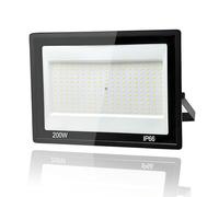 Tkdaksy Projecteur LED Extérieur 200W, 1M Câble Blanc Froid 6500K Projecteur led, Spot LED Extérieur IP66 Étanche, pour Jardins, Terrasses, Cours, Balcons, Parcs, Garages, Usines, Carré