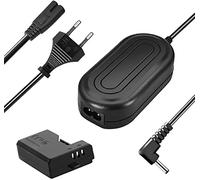 TKDY ACK-E10 Adaptateur secteur pour appareils photo Canon DSLR EOS 1100D 1200D 1300D 1500D 3000D Kiss X50 Rebel T3 T5 T6