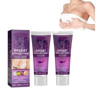 Tkekruh 2PC Crème de Massage des Seins 40g, Crème d'Amélioration des Seins, Crème Lifting des Seins raffermissante, Augmentation élasticité du buste, pour l'Élargissement des Seins, Enhance Cream