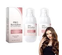 Tkekruh 2PC Hair Spray 50ML, Spray Capillaire au riz, Traitement De Conditionnement Profond, Anti-Chute Cheveux, Renforcement des Cheveux, Nourrir et hydrater les Cheveux, Hair Serum