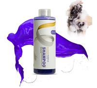 Tkekruh 500ml Shampoing Violet, Correcteur de ton pour cheveux blonds, élimine la Couleur des Cheveux Jaunes le Shampooing Surligné Blanchi, Soin Cheveux Blond, Décolorés, Méchés, Gris