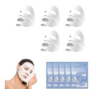 Tkekruh 5PC Facial Masques, Masque Set, Masque en feuille de Daily Care, Facial Masque pour Anti-âge, Anti-rides et Rajeunissant Réparation, pour Tous les Types de Peau