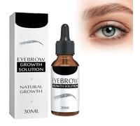Tkekruh Sérum de Croissance des Sourcils, Solution pour la croissance des sourcils, Huile naturelle pour sourcils foncés et épais, Liquide de réparation pour la croissance des sourcils