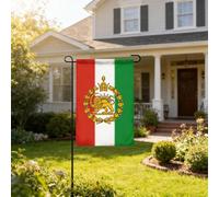 tkerinse 30,5 x 45,7 cm Drapeau de jardin Iran Double face, Vieille Iran Persia Lion Soleil Flag Couleur Vive Bords et Drapeaux à double couture Court Décoration intérieure et extérieure (pas de pôle