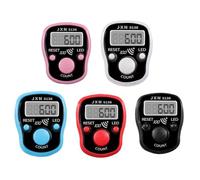 tkerinse Compteur de doigts électronique, compteur de doigts numérique LED, affichage de chiffres Tasbeeh Tasbih, compteur manuel pour tricot, crochet, tour, golf, musulmans, comptage de prières