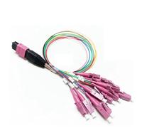 TKGMGTN 12 Fibres MPO/UPC - SC/UPC LC/UPC-Harnais Cable-OM4 OM4 0.9Mm Coloré Tube-Elite/Faible Perte-Mâle/Femelle(Low Loss Male 2m)