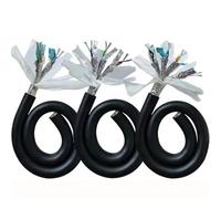 TKGMGTN Câble blindé TRVVPPS, 2 à 10 cœurs, Double blindage, paire torsadée blindée individuellement, câble de Signal Anti-brouillage, 1 pièce(4 cores 1 meters,24 AWG)