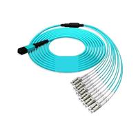 TKGMGTN Cordon de raccordement MPO-LC 8/12/24 cœurs Type A OM3 femelle MTP-4DLC 6DLC, dérivation de fibre optique 8C 12C 24C OM3 ftth(12 cores Type A 20m)
