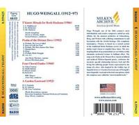 Hugo Weisgall – T'kiatot (Rituels pour Roch Hachana, Psaume de la colombe lointaine) – NAXOS