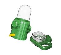 Tkidplw Abreuvoir à oiseaux et mangeoire pour cage à oiseaux - Recharge facile - Accessoire d'arrosage automatique pour animaux domestiques
