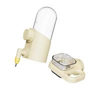 Tkidplw Abreuvoir à oiseaux et mangeoire pour cage à oiseaux - Recharge facile - Accessoire d'arrosage automatique pour animaux domestiques