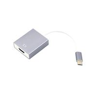 Tkidplw Adaptateur USB C vers HDMI 4K en aluminium de type C vers câble HDMI pour ordinateur portable, projection, smartphone, tablettes, téléviseurs, moniteurs, câble adaptateur HDMI